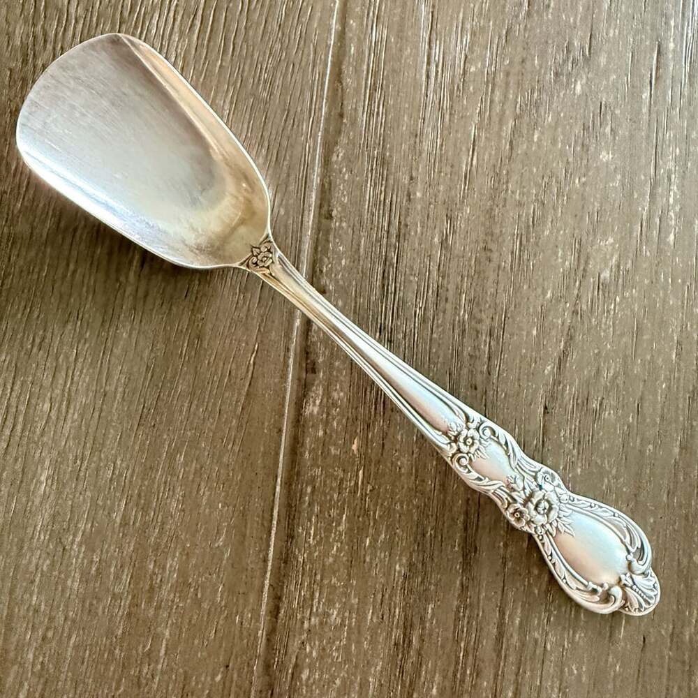 1847 Rogers Bros Heritage Silverplate Bon Bon Spoon Sugar Shovel